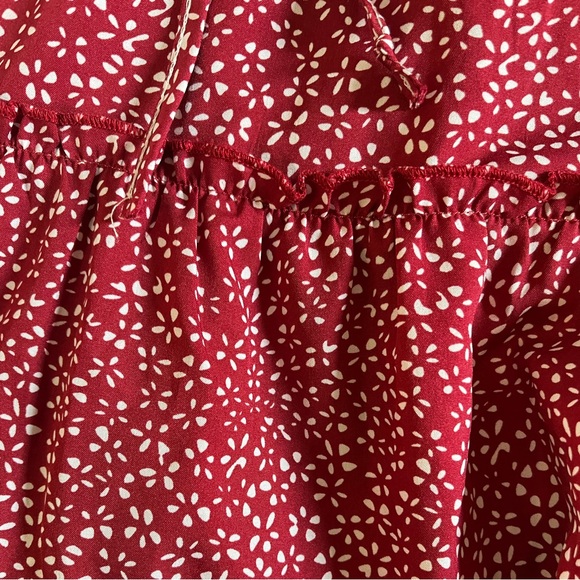 Polka Dot Ruffle Tiered Mini Skirt - Medium - Picture 5 of 7